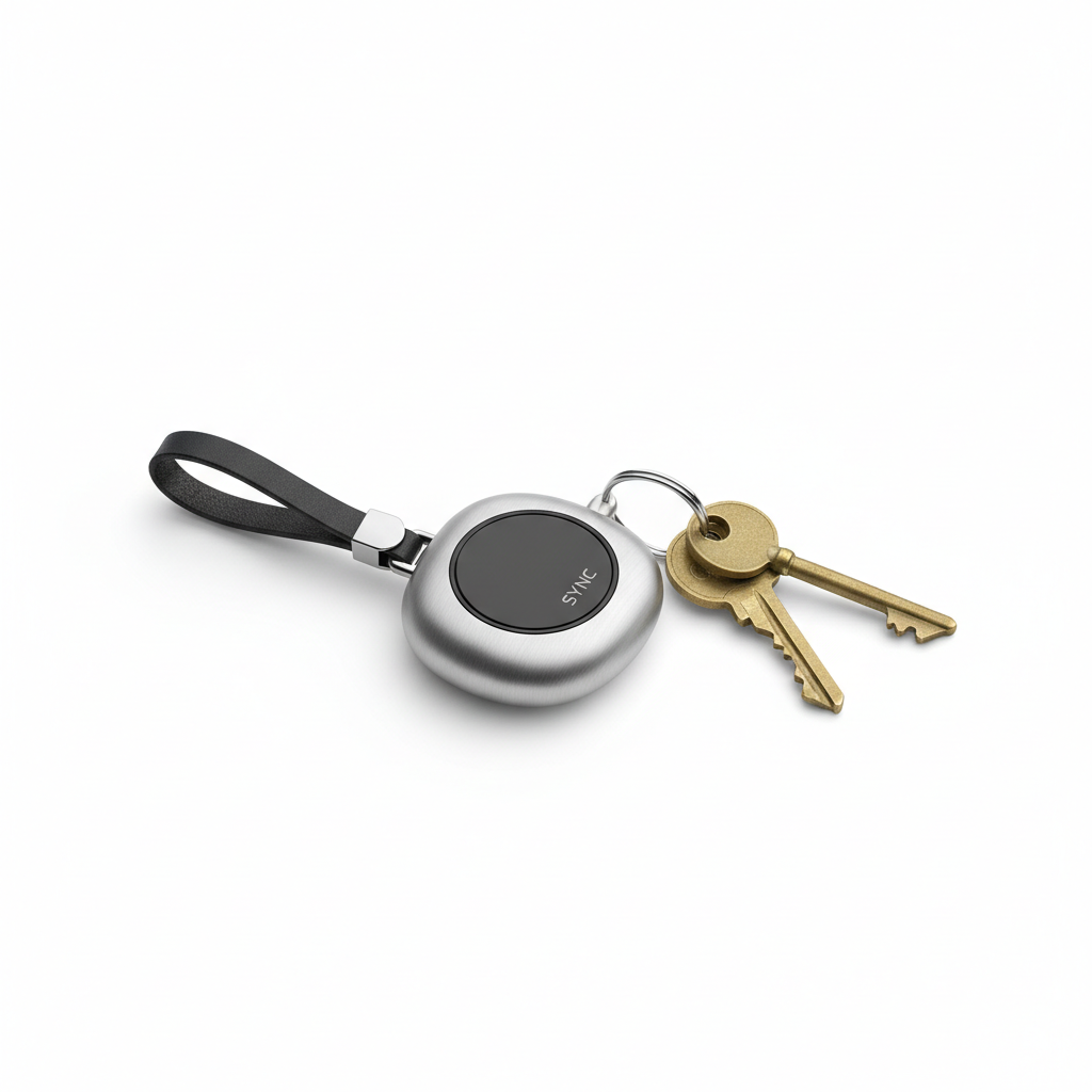 Portable Bluetooth Tracker on keychain